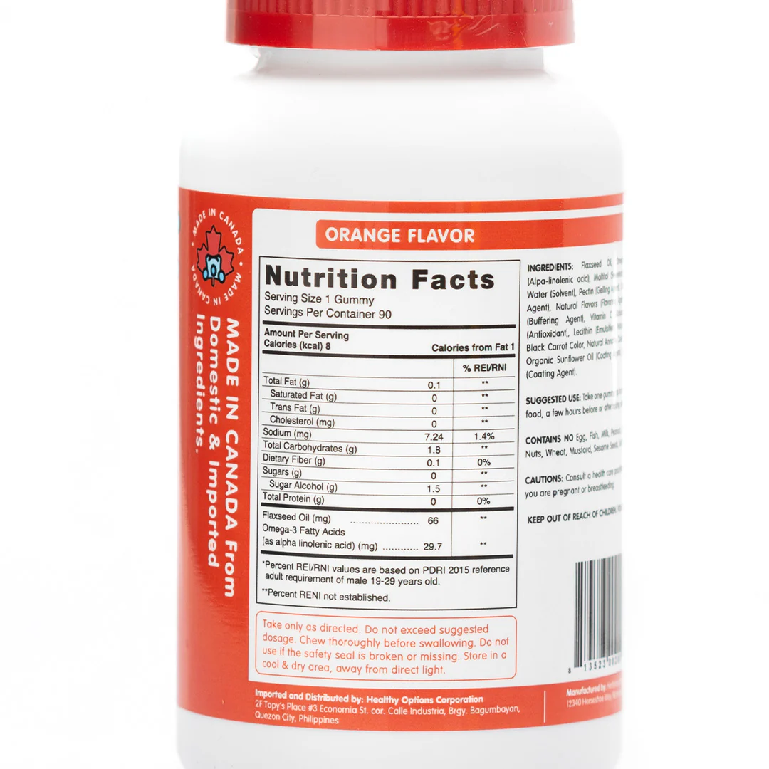 Herbaland Vegan Omega 3 90 Gummies - Image 2