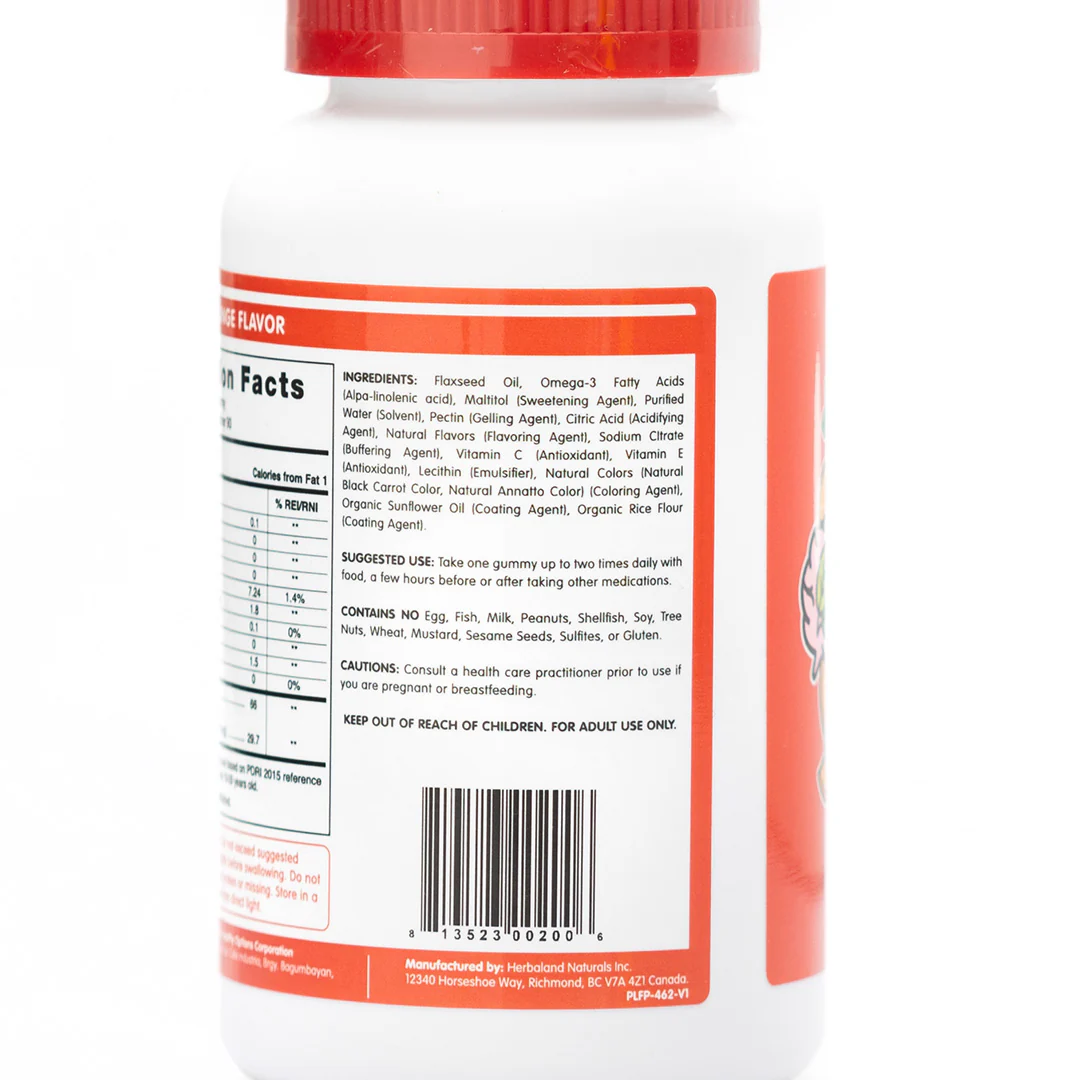 Herbaland Vegan Omega 3 90 Gummies - Image 3