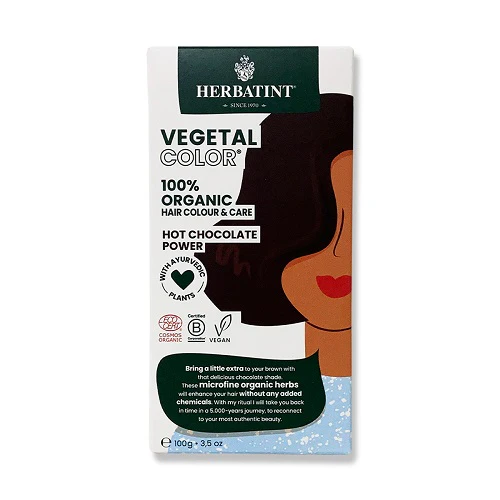 Herbatint Organic Vegetal Color Hot Chocolate Power 100g