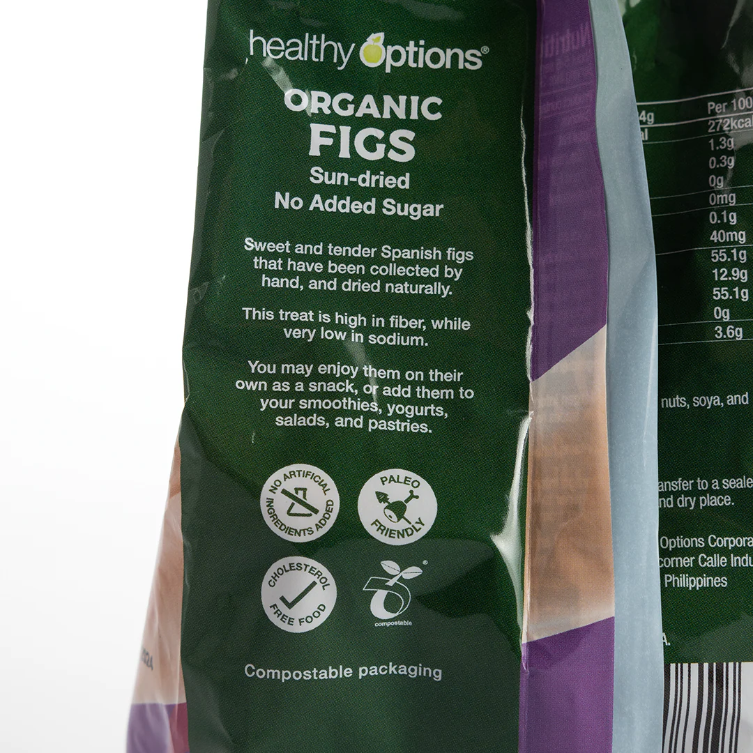 Healthy Options Organic Figs 200g - Image 2
