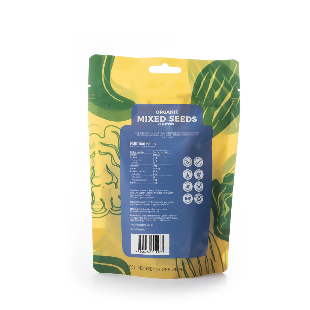 Healthy Options Organic Mixed Seeds Clusters 90g - Image 3