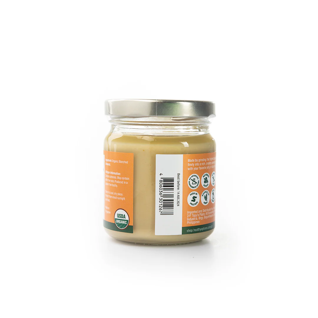 Healthy Options Organic Blanched Almond Butter 175g - Image 5