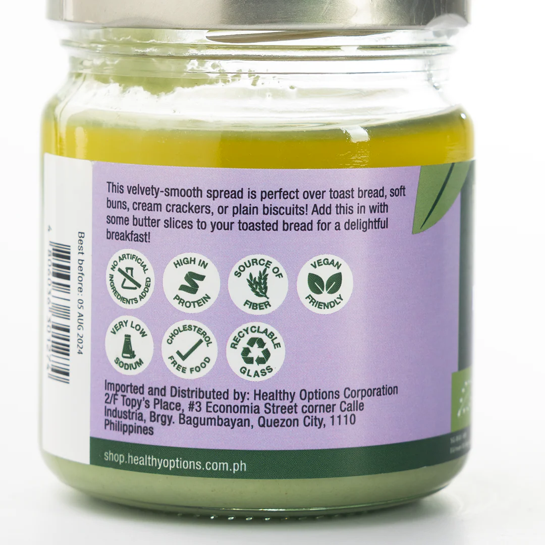 Healthy Options Organic Vegan Pandan Kaya 175g - Image 3