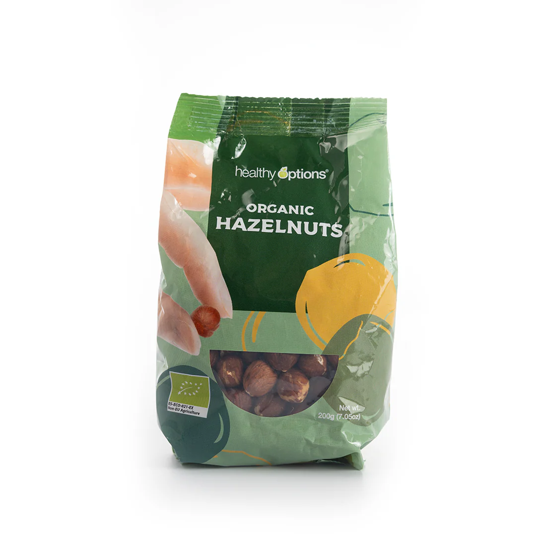 Healthy Options Organic Hazelnuts 200g