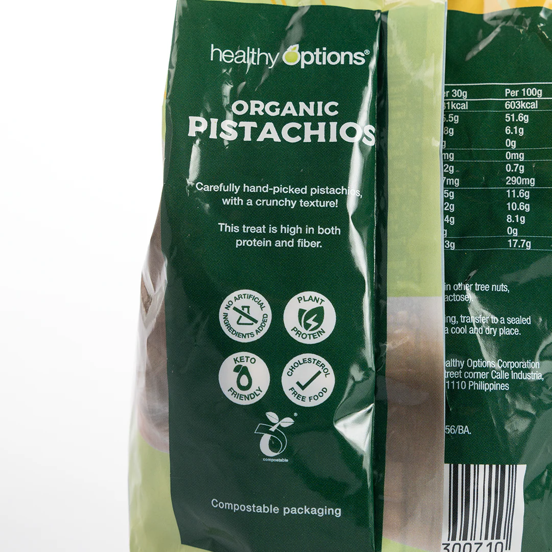 Healthy Options Organic Whole-Shelled Pistachios 200g - Image 4