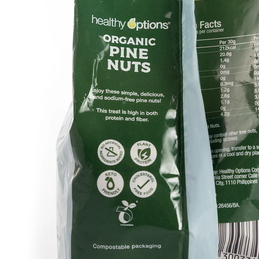 Healthy Options Organic Pine Nuts 200g - Image 4