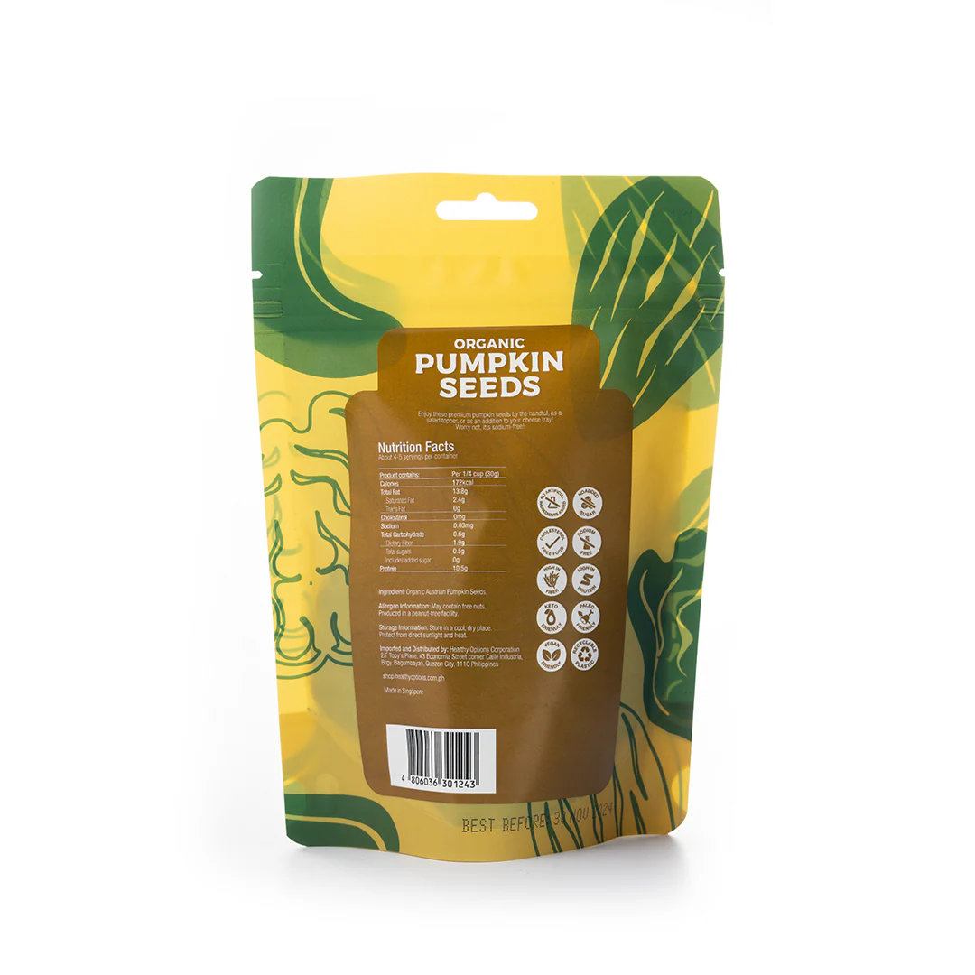 Healthy Options Organic Pumpkin Seeds 142g - Image 3