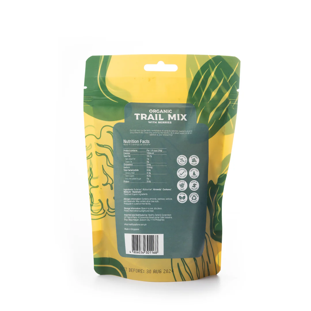 Healthy Options Organic Trail Mix with Berries 142g - Image 3
