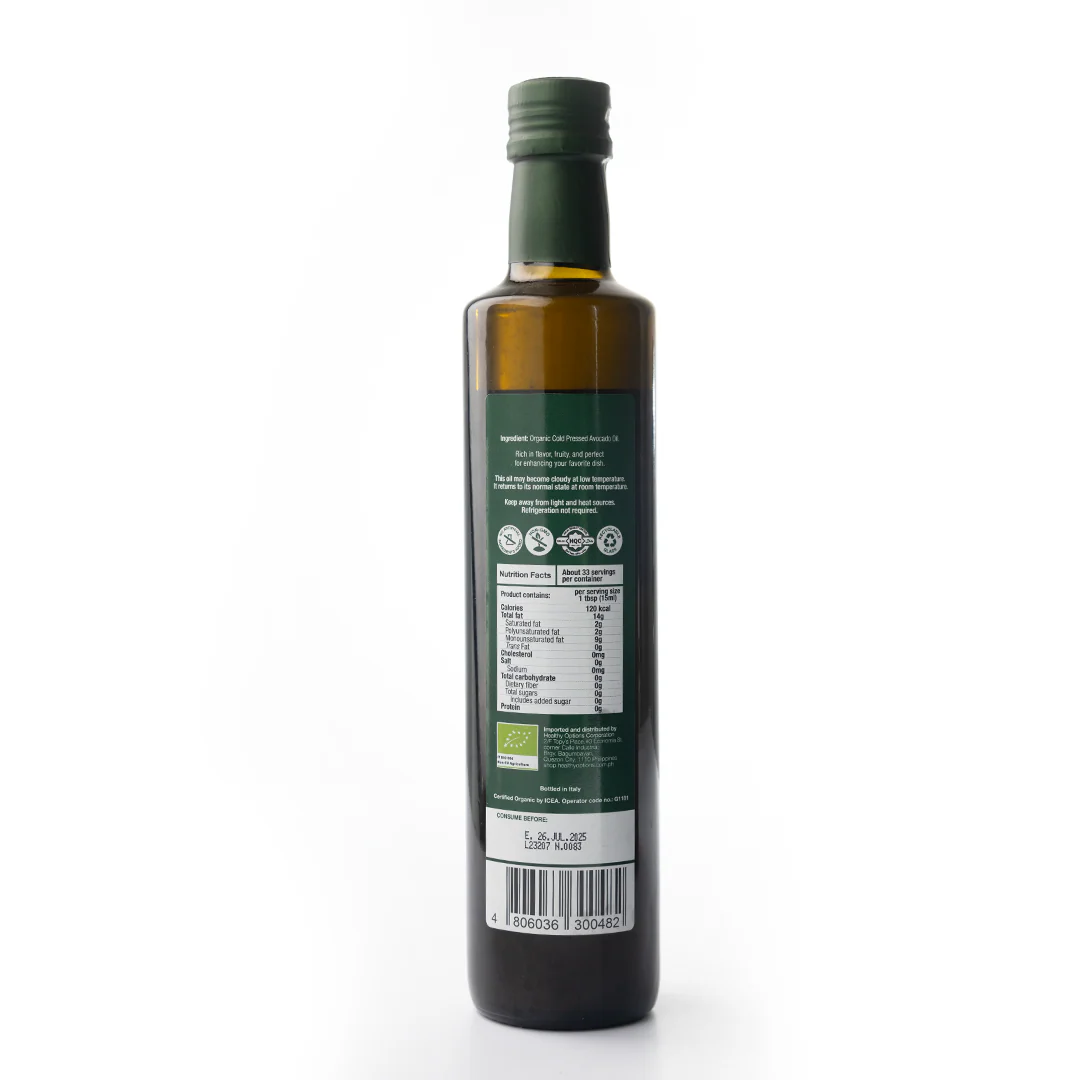 Healthy Options Organic Avocado Oil 500ml - Image 3