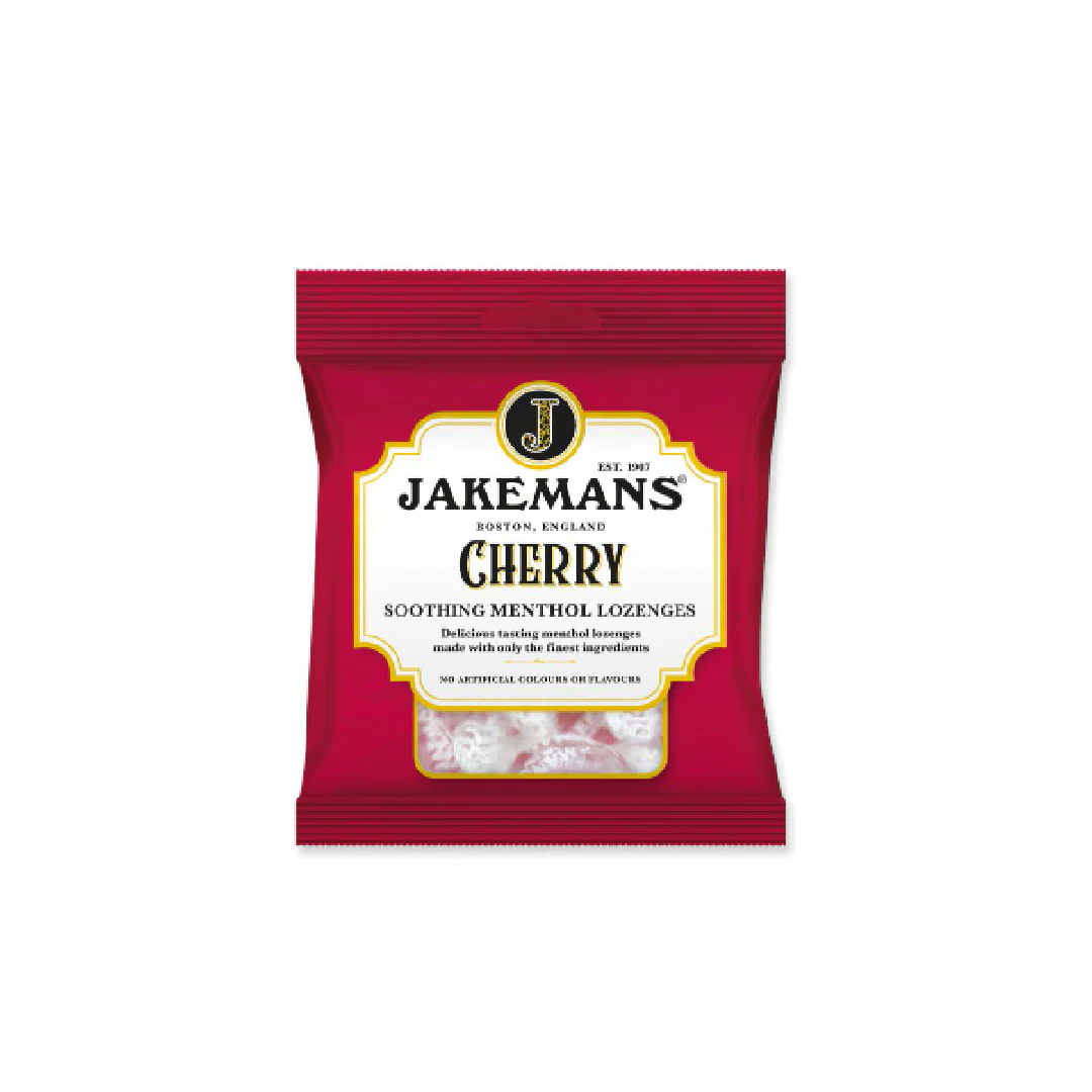 Jakemans Cherry Menthol Lozenges 73g