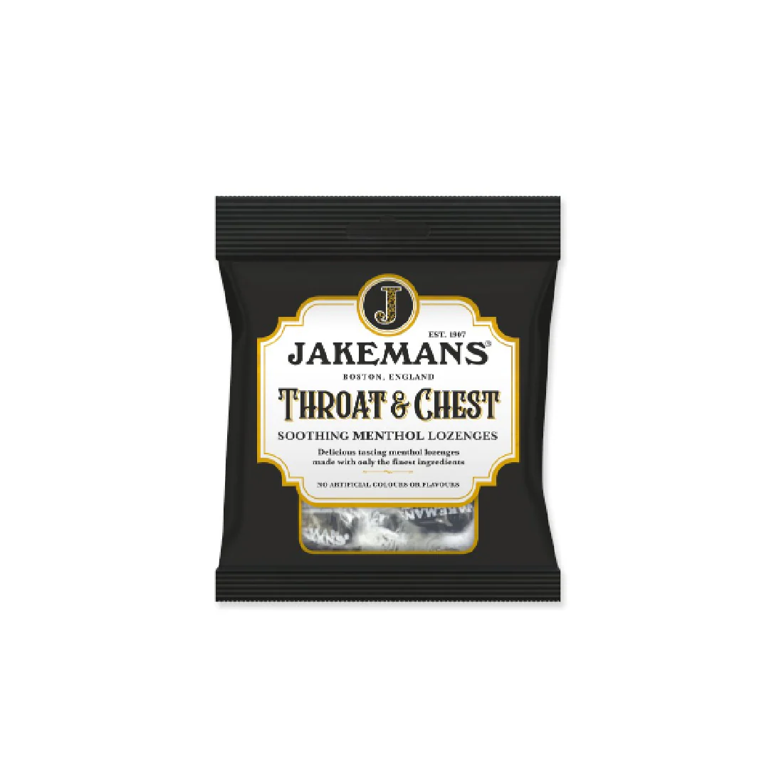 Jakemans Throat & Chest Menthol Lozenges 73g