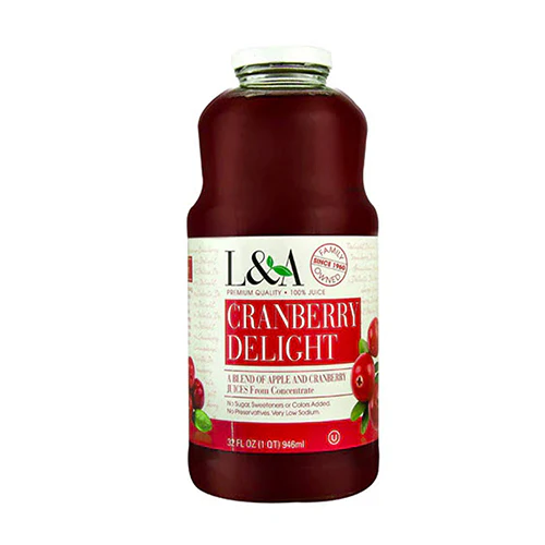 L&A Cranberry Delight Juice 946ml
