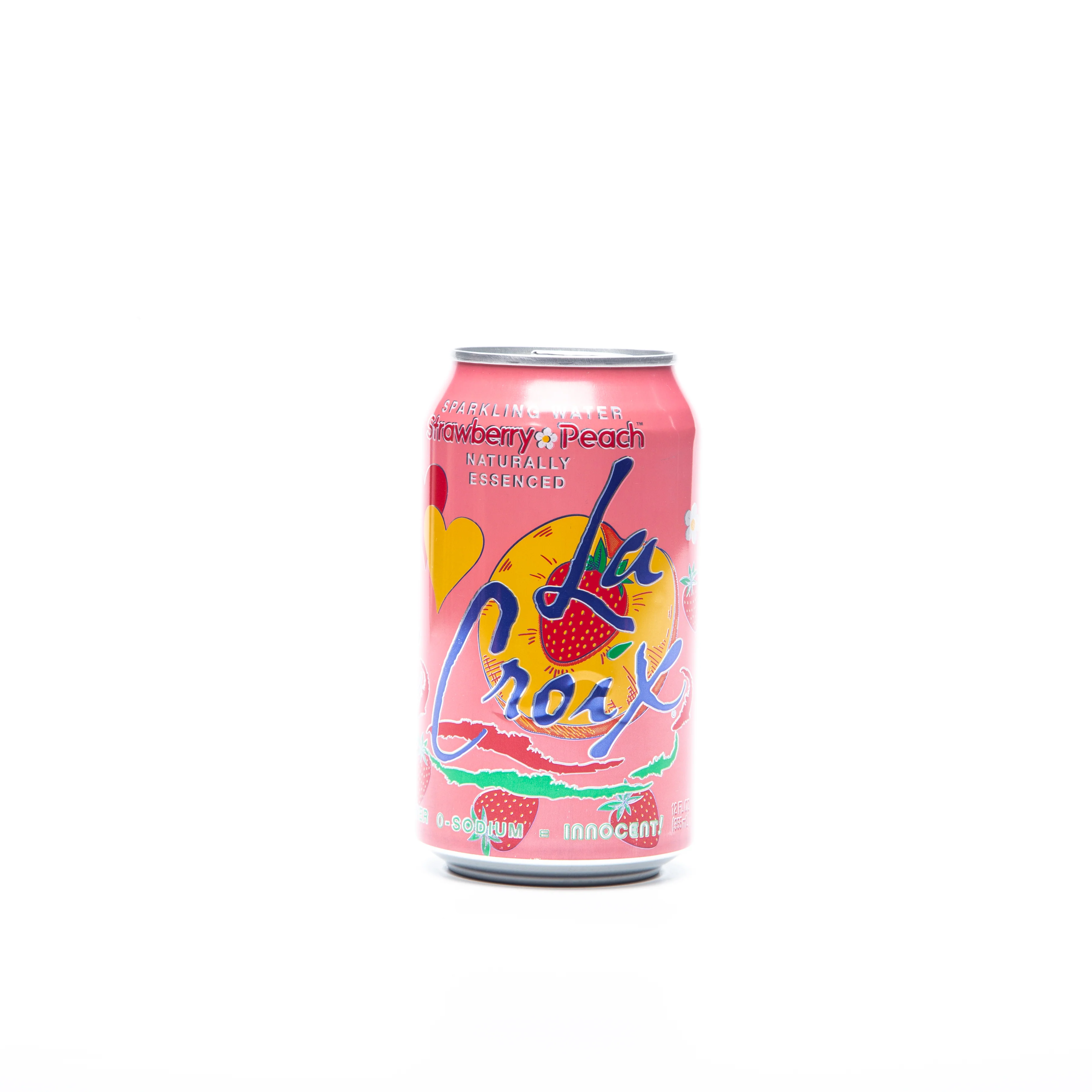 La Croix Strawberry Peach Sparkling Water 355ml - Image 3