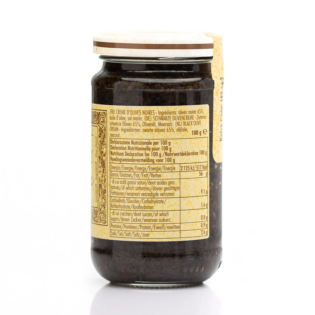 La Favorita Black Olive Cream 180g - Image 3