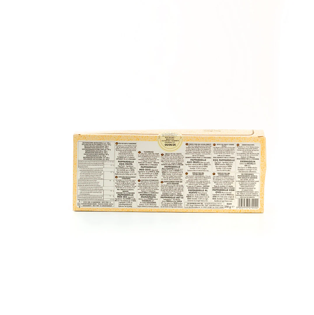 La Favorita Egg Pappardelle Pasta 250g - Image 5