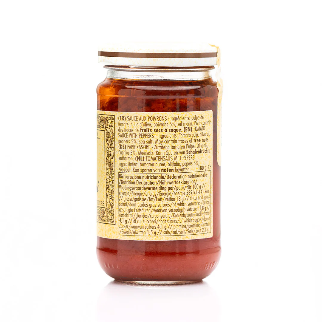 La Favorita Tomato Sauce with Peppers 180g - Image 3