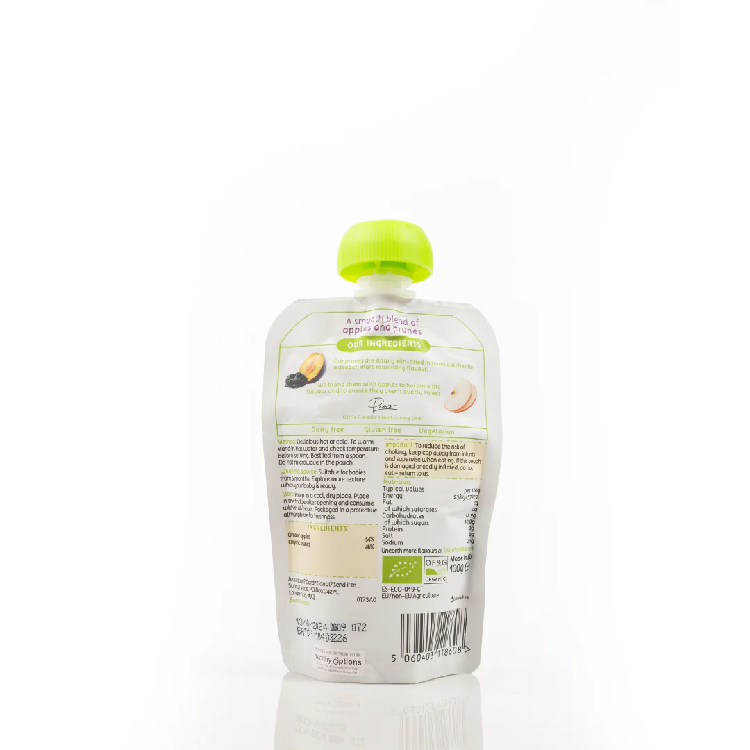 Little Freddie Balanced Prunes & Apples Puree 6+ Months 100g - Image 2