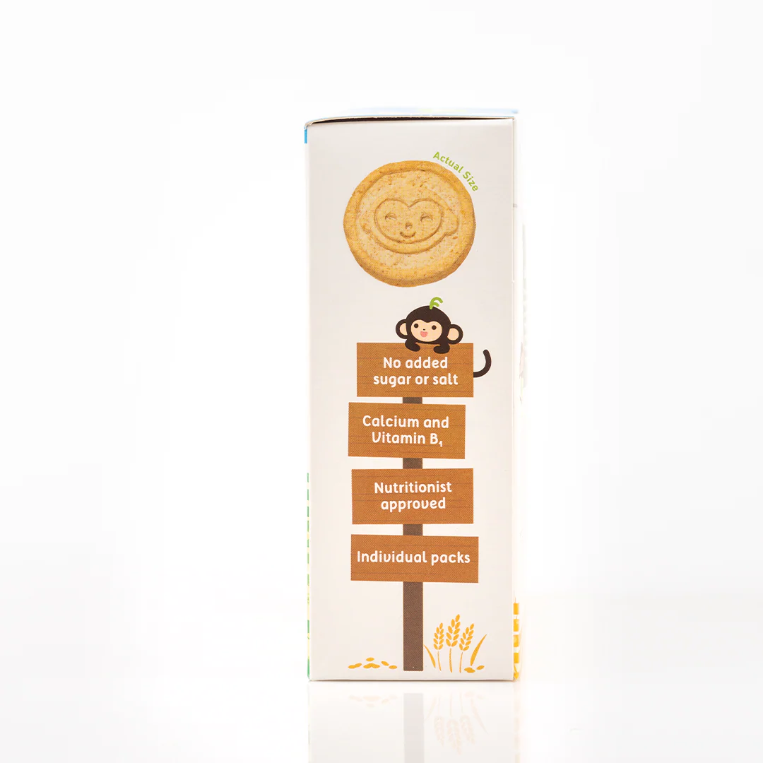 Little Freddie Monkey Bites Milk Biscuits (20g x 4 packs) - Image 4