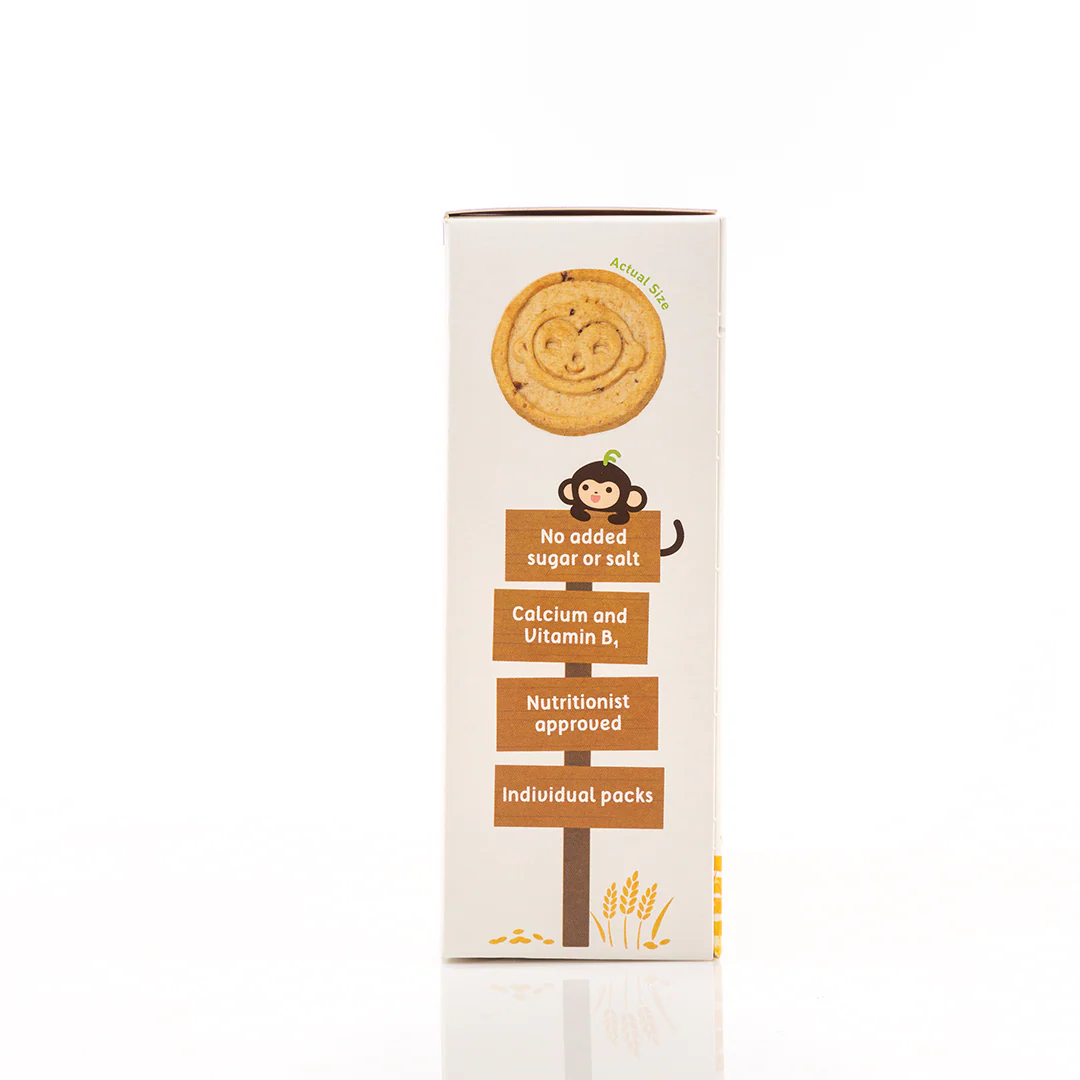 Little Freddie Monkey Bites Raisin & Oat Biscuits (20g x 4 packs) - Image 4