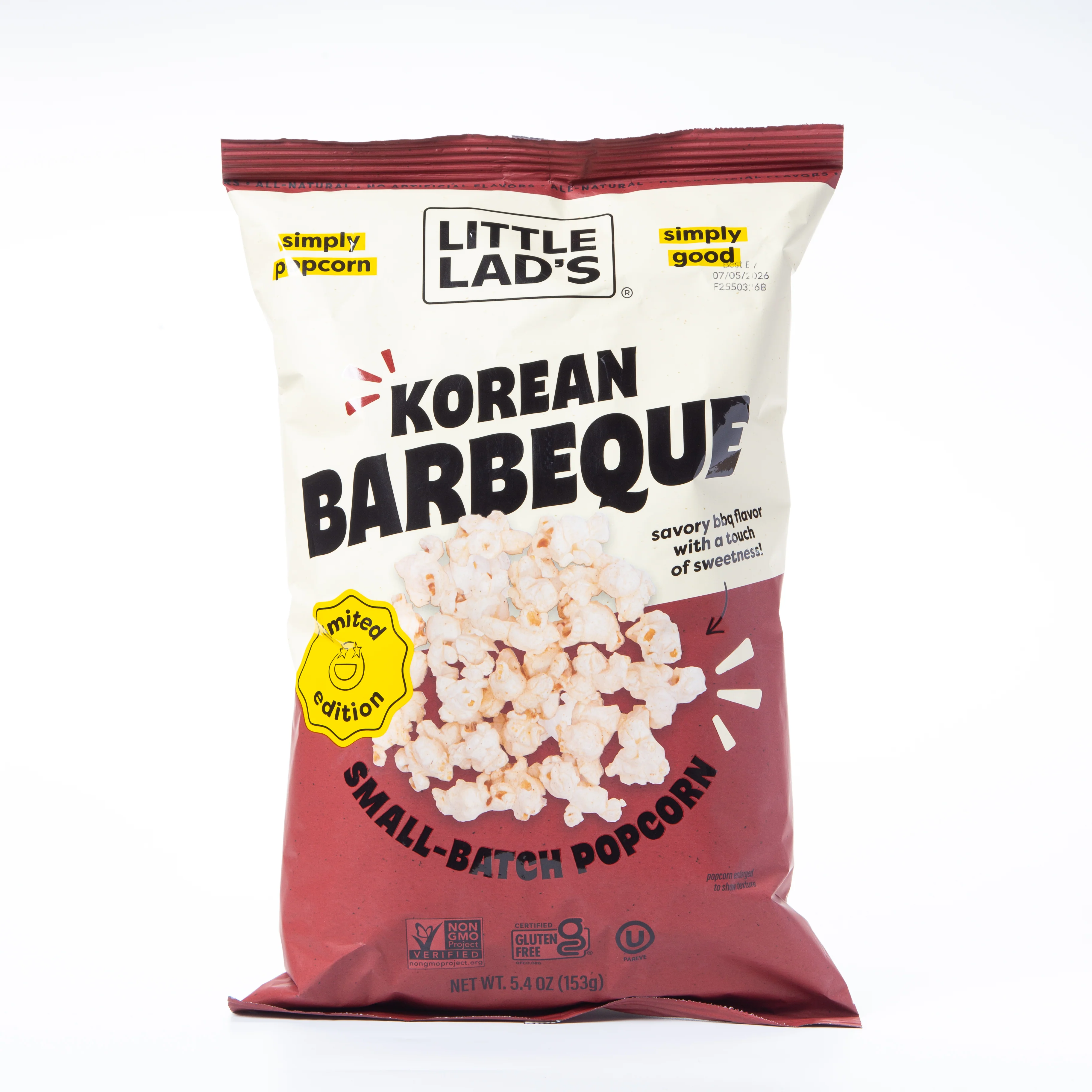 Little Lad's Korean Barbeque Popcorn 153g