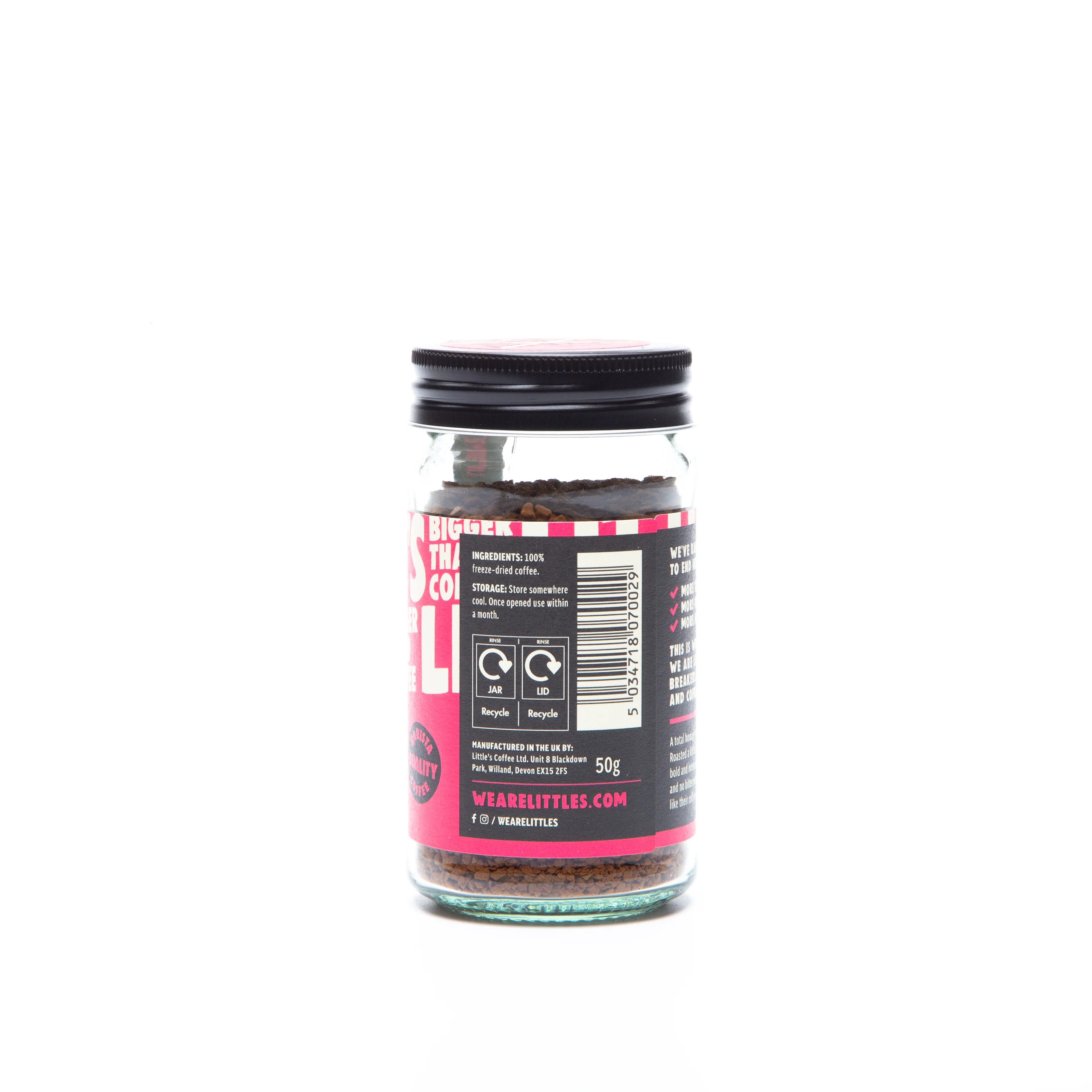 Littles Bold Italian Premium Instant Coffee 50g - Image 4