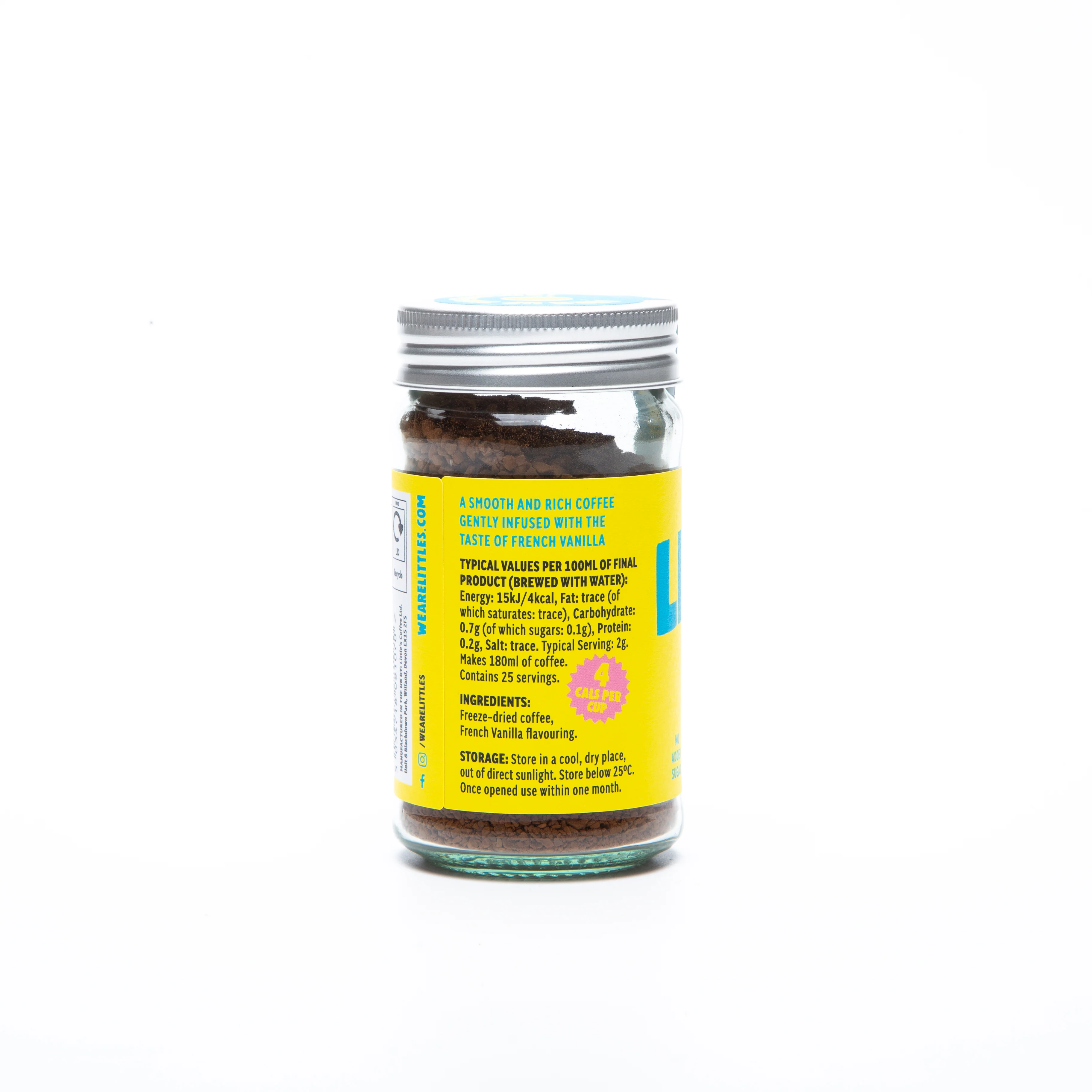 Littles French Vanilla Flavour Infused Instant Coffee 50g - Image 5