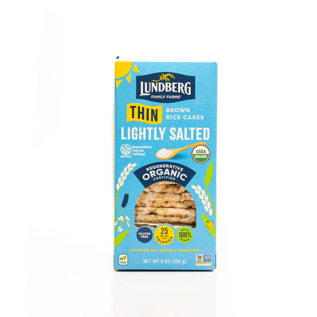 Lundberg Organic Thin Stackers Brown Rice 168g