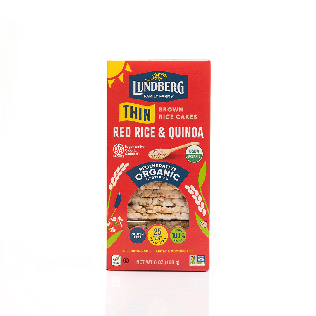 Lundberg Organic Thin Stackers Red Rice & Quinoa 167g