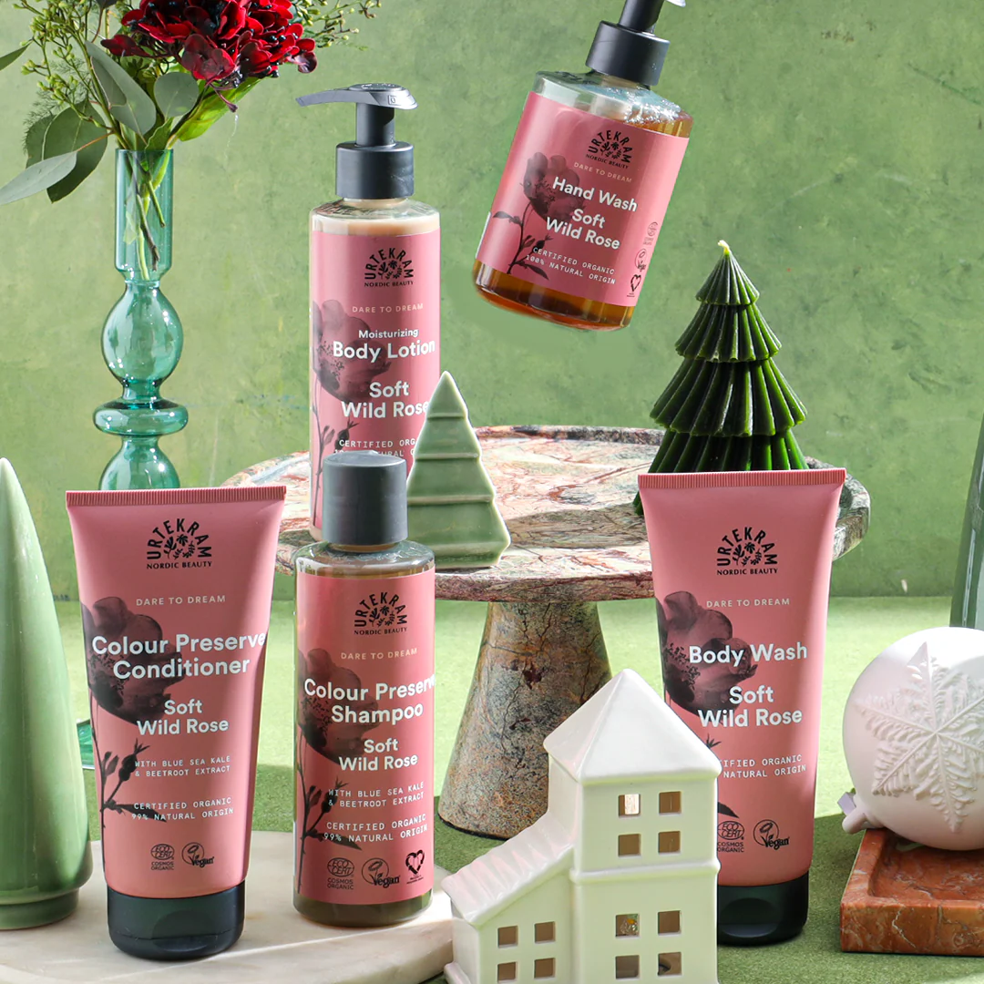 Luxury Bath Essentials Hamper - Soft Wild Rose