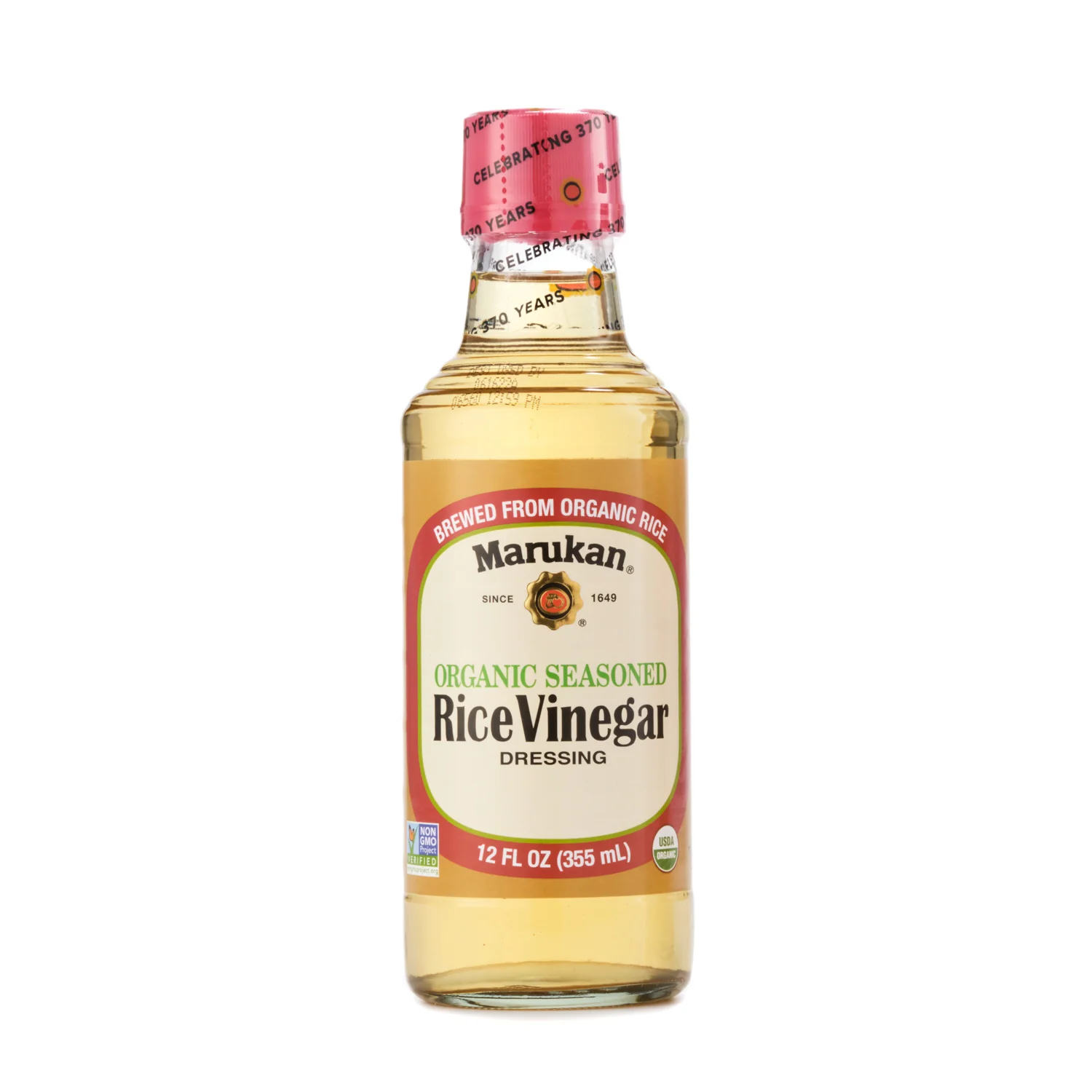 Marukan Organic Seasoned Rice Vinegar 355mL