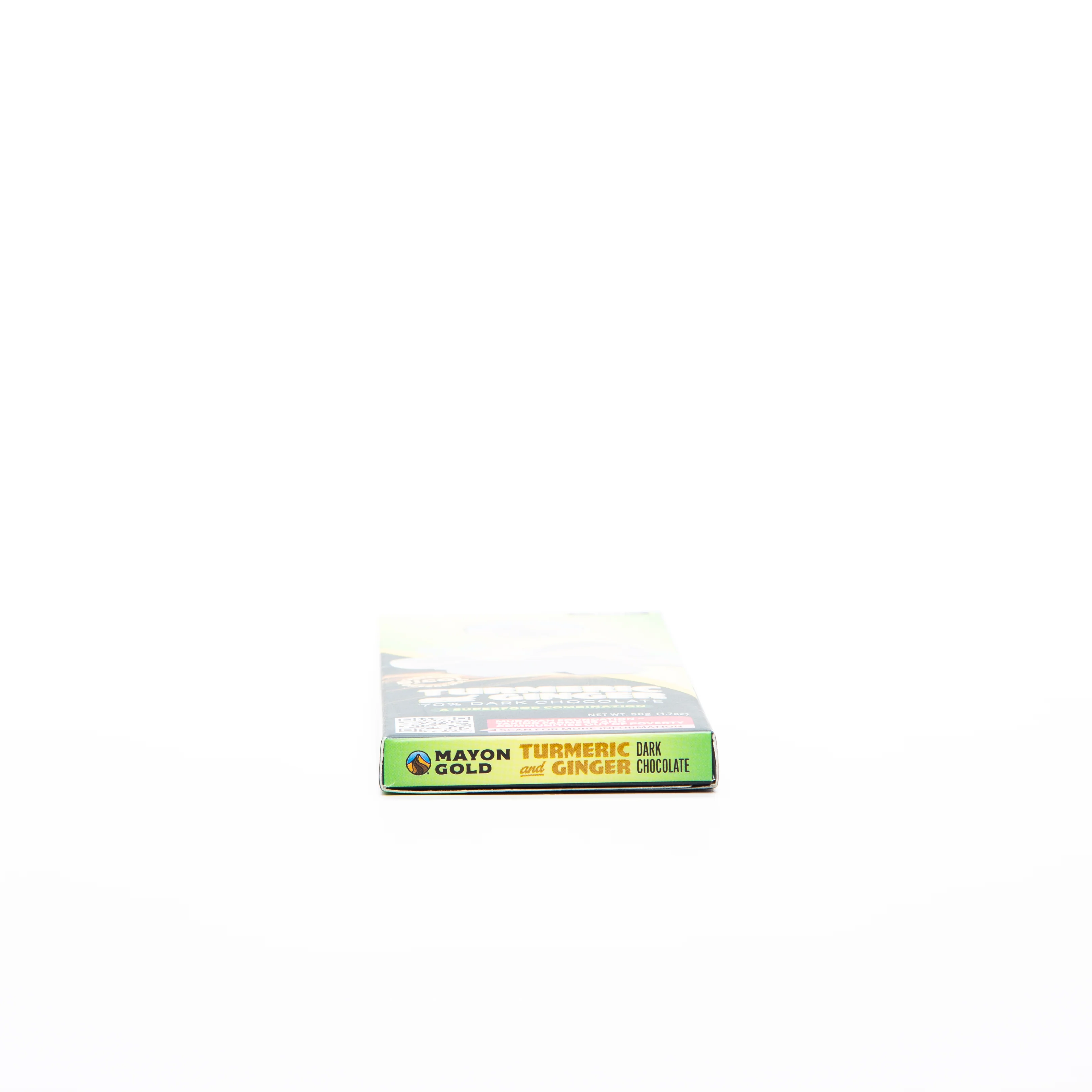 Mayon Gold 70% Dark Chocolate Turmeric and Ginger Bar 50g - Image 5