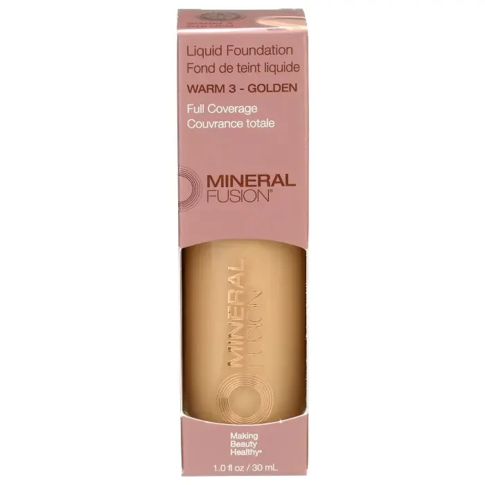 Mineral Fusion Liquid Foundation, Warm 3