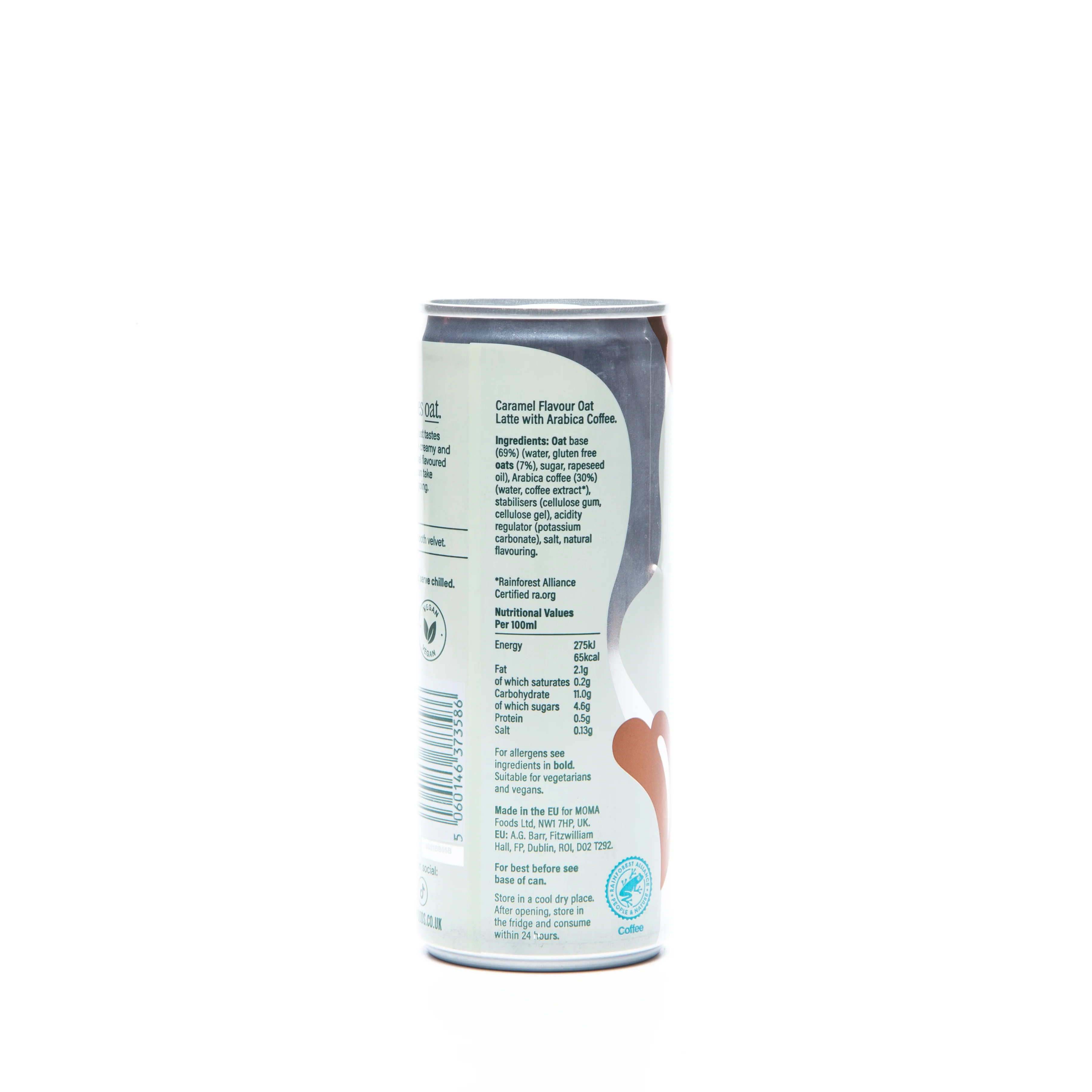 Moma Caramel Oat Latte 250ml - Image 4
