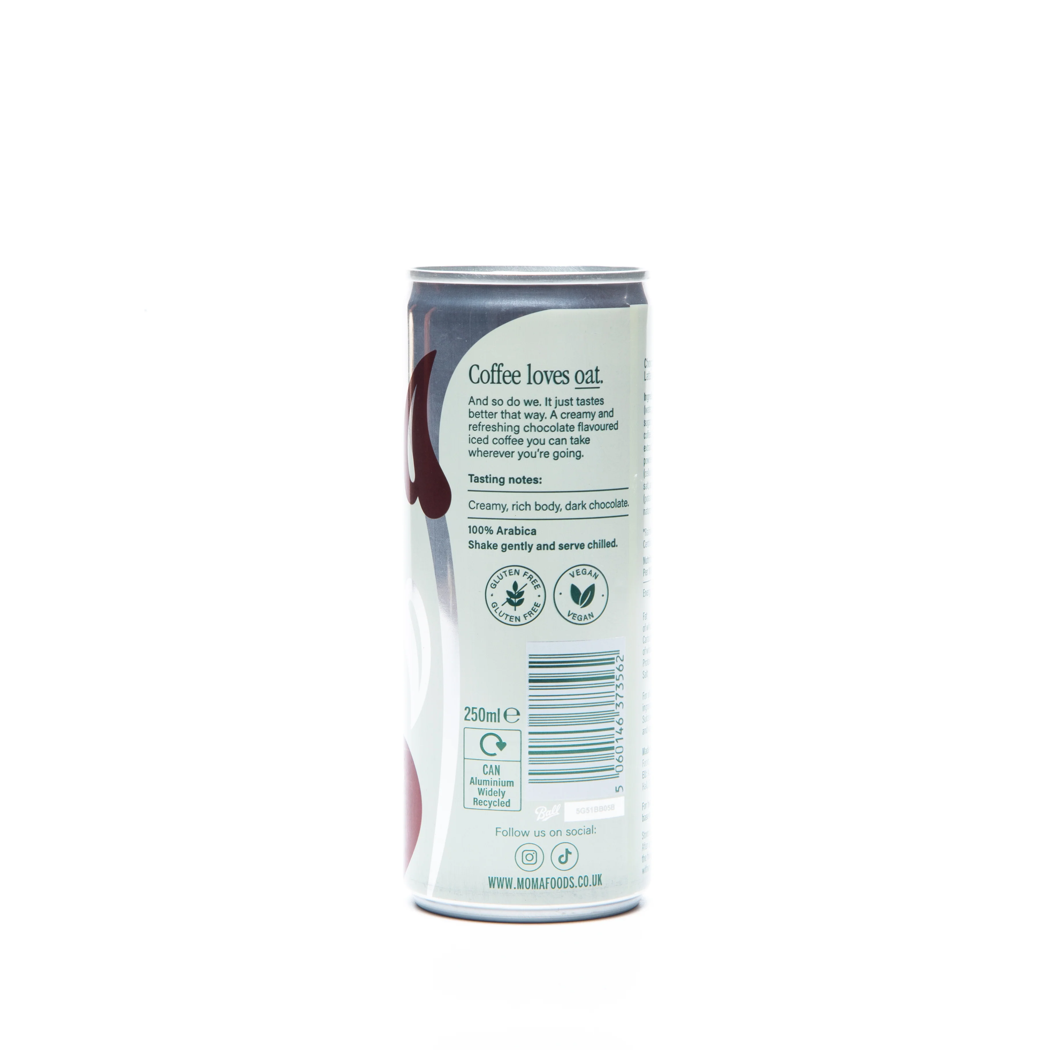 Moma Chocolate Oat Latte 250ml - Image 3