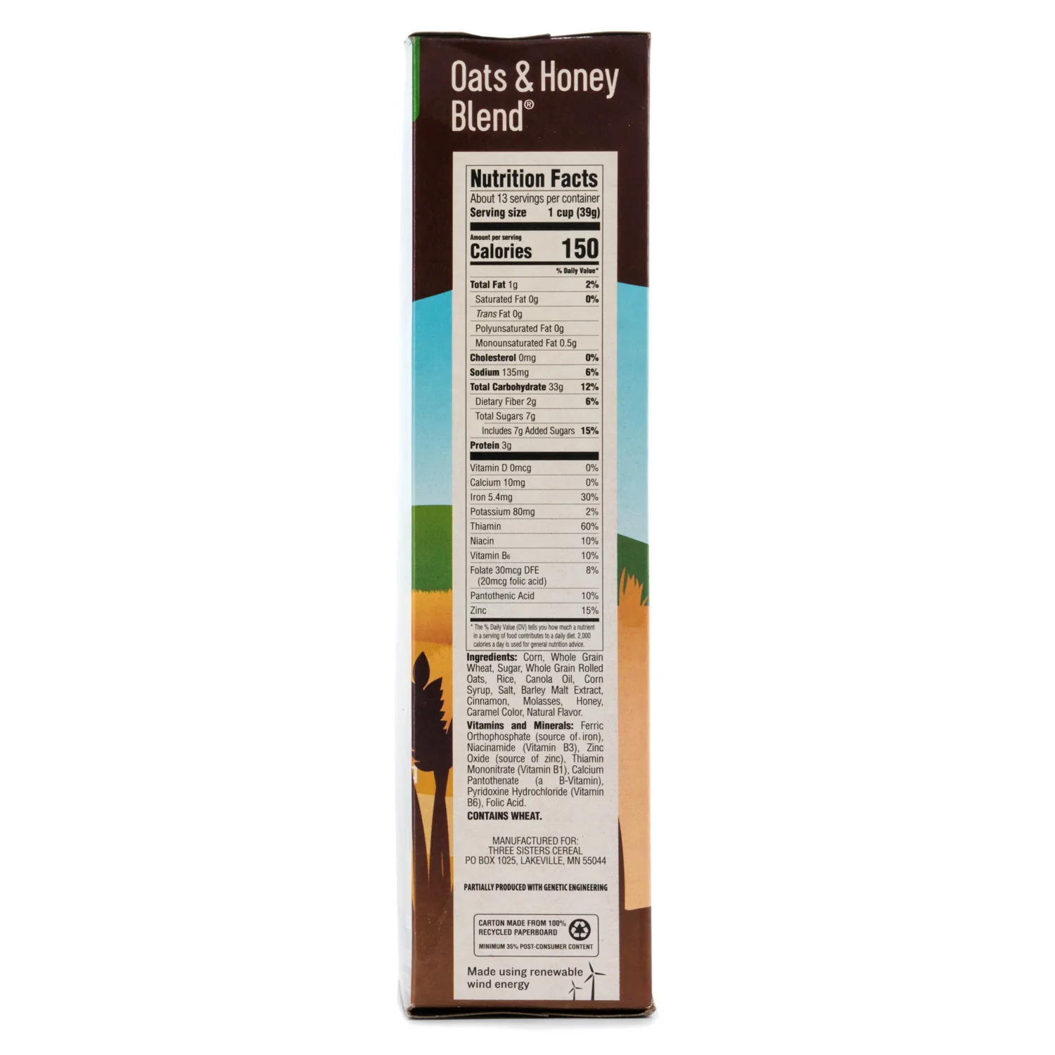 Mom's Best Cereals Oats & Honey Blend 510g - Image 2