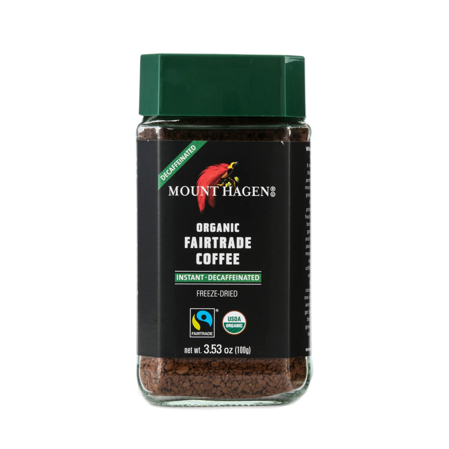 Mount Hagen Organic Instant Coffee Decaf 100g