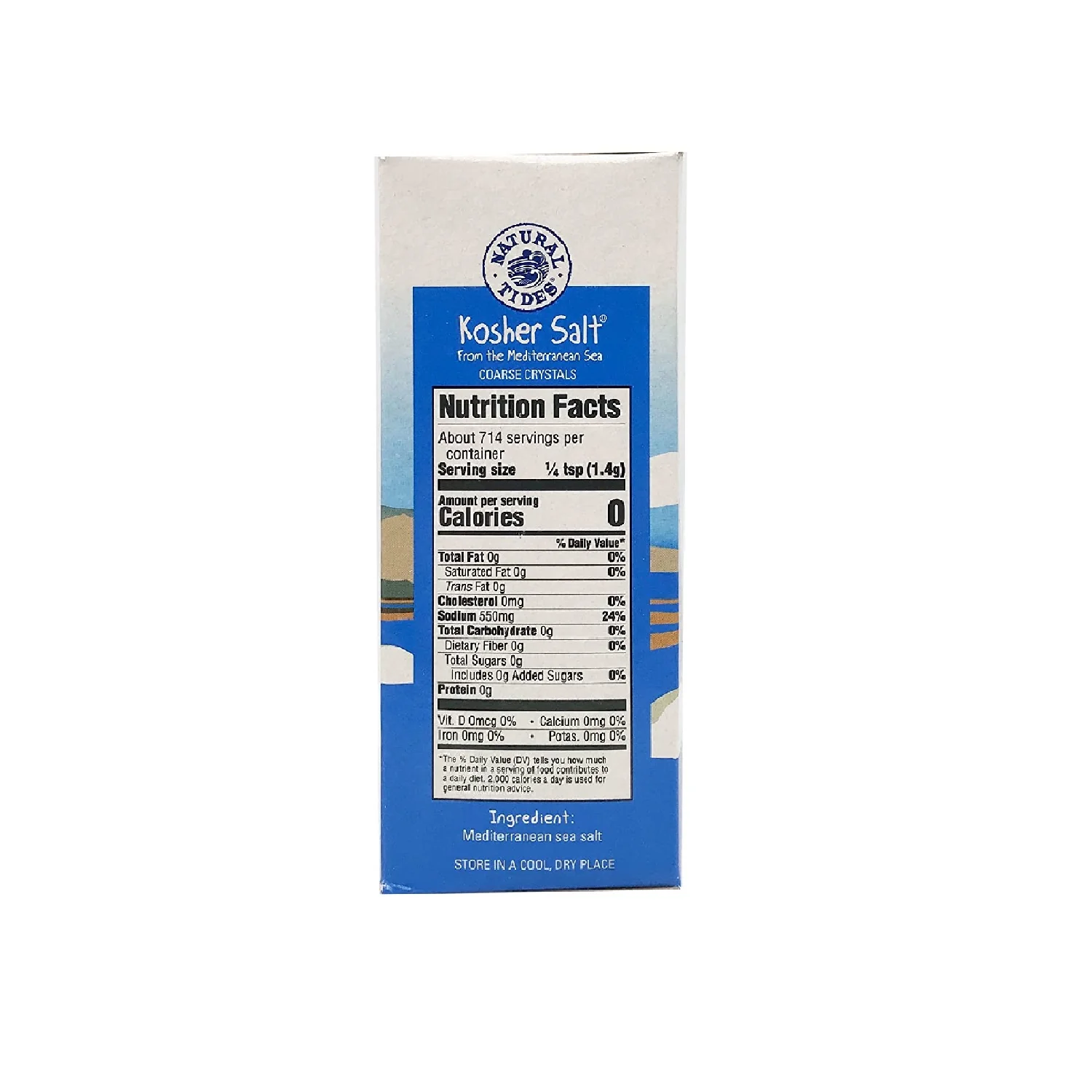 Natural Nectar Mediterranean Kosher Salt Coarse 1kg - Image 2