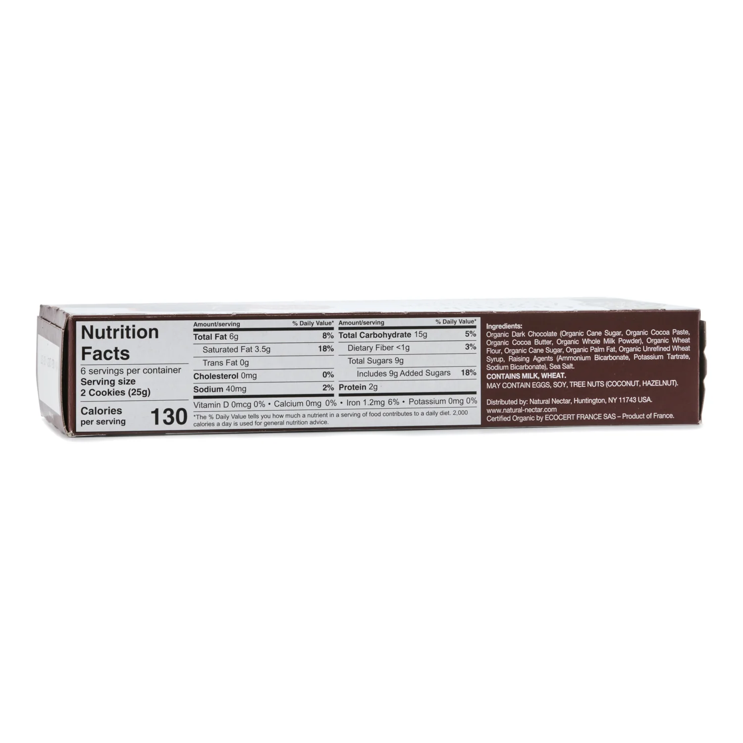 Natural Nectar Petit Biscuit Dark Chocolate with 51% Cocoa Cookies 150g - Image 2