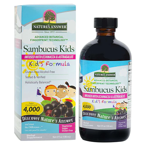 Nature's Answer Sambucus Kids with Echinacea and Astragalus 120ml