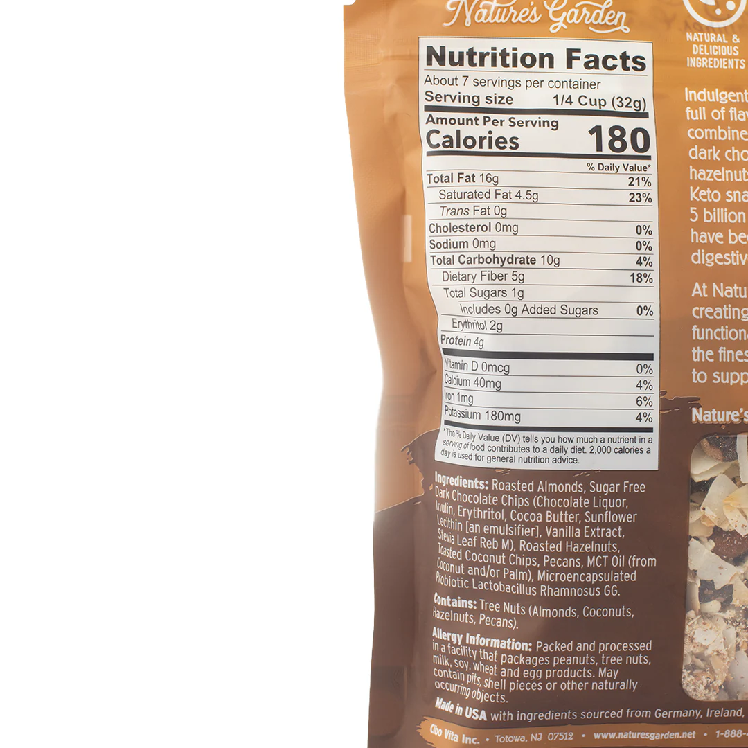Nature's Garden Keto Choconut Mix 227g - Image 2