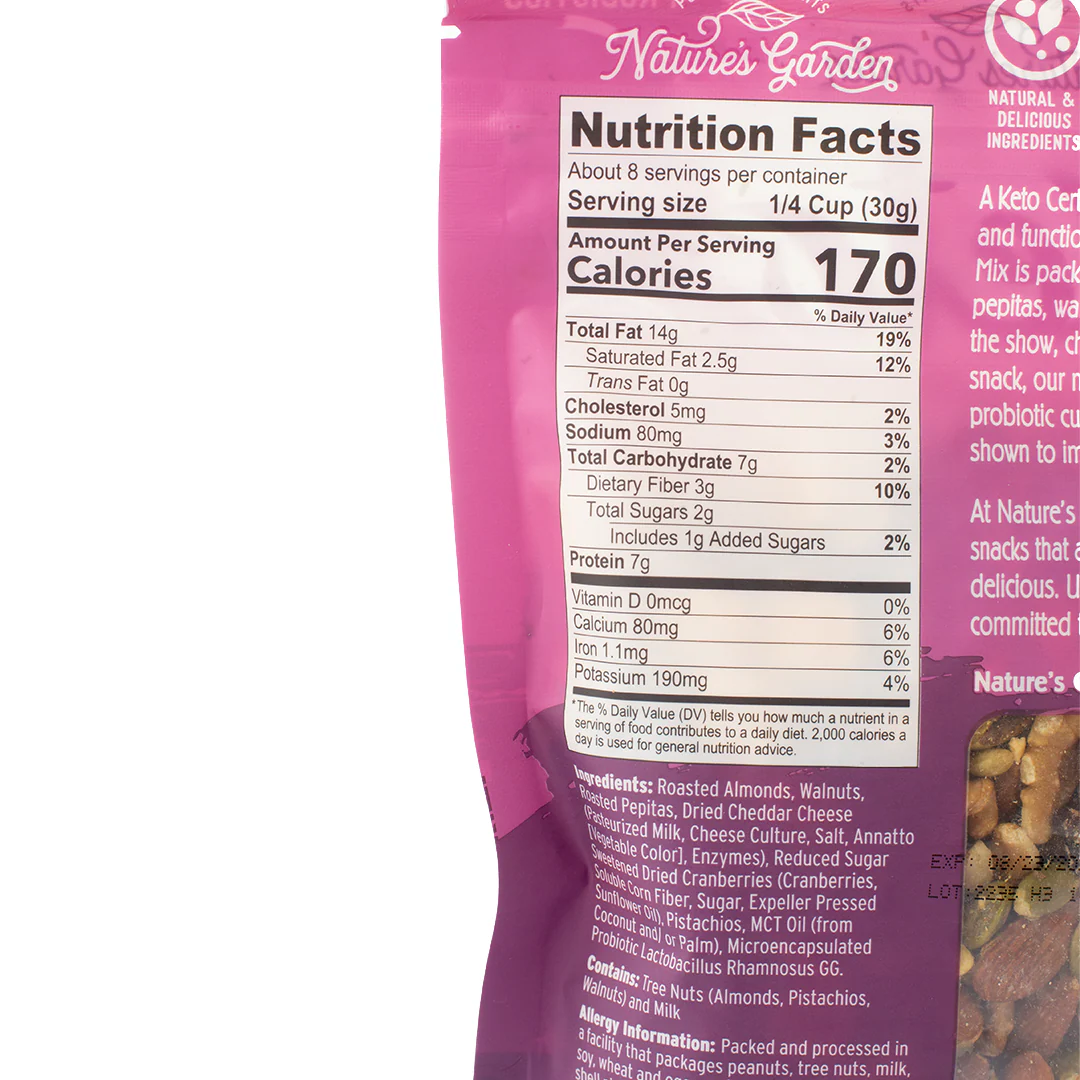 Nature's Garden Keto Deluxe Mix 227g - Image 2