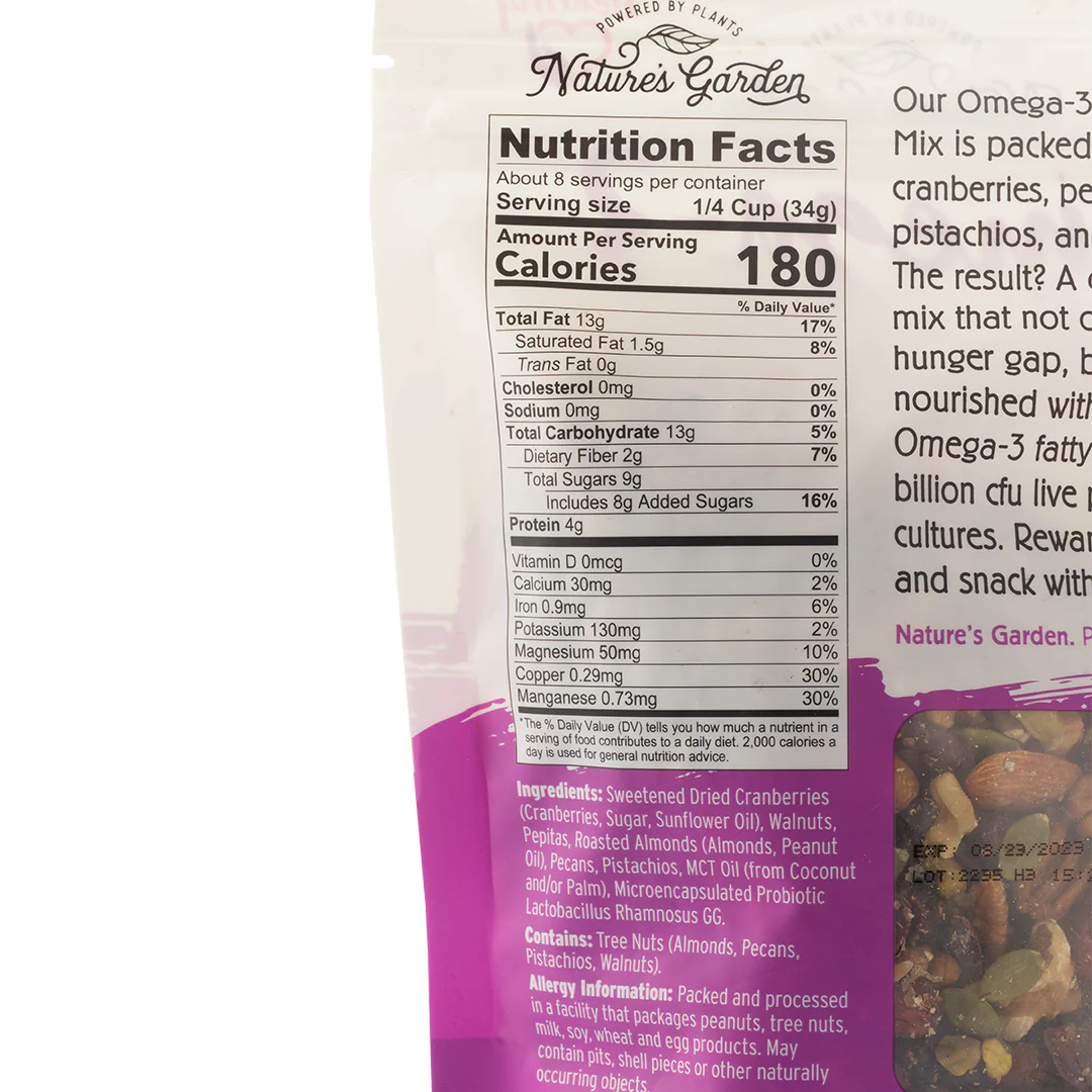 Nature's Garden Omega-3 Deluxe Mix 283g - Image 2