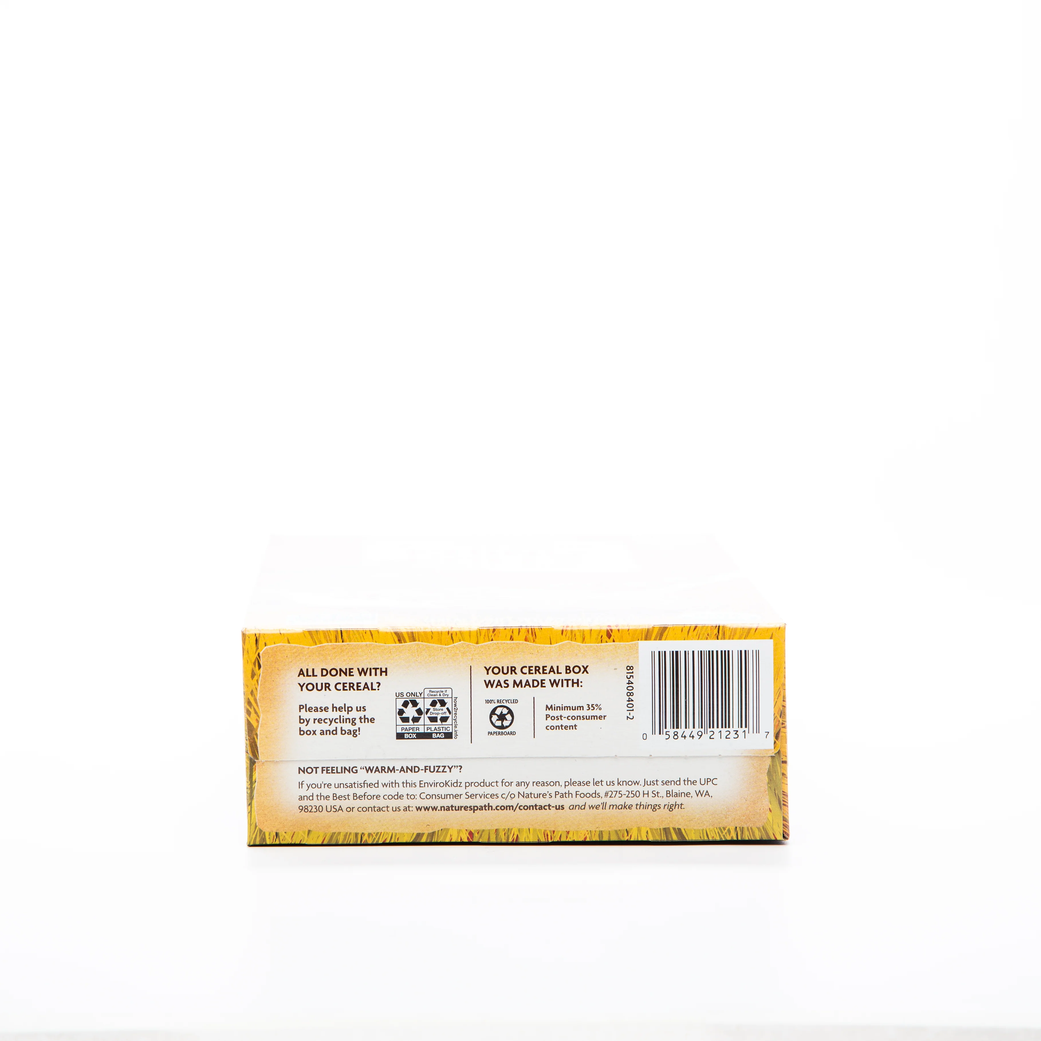 Nature's Path Envirokidz Organic Cinnamon Bun Rhino Rolls Cereal 269g - Image 4