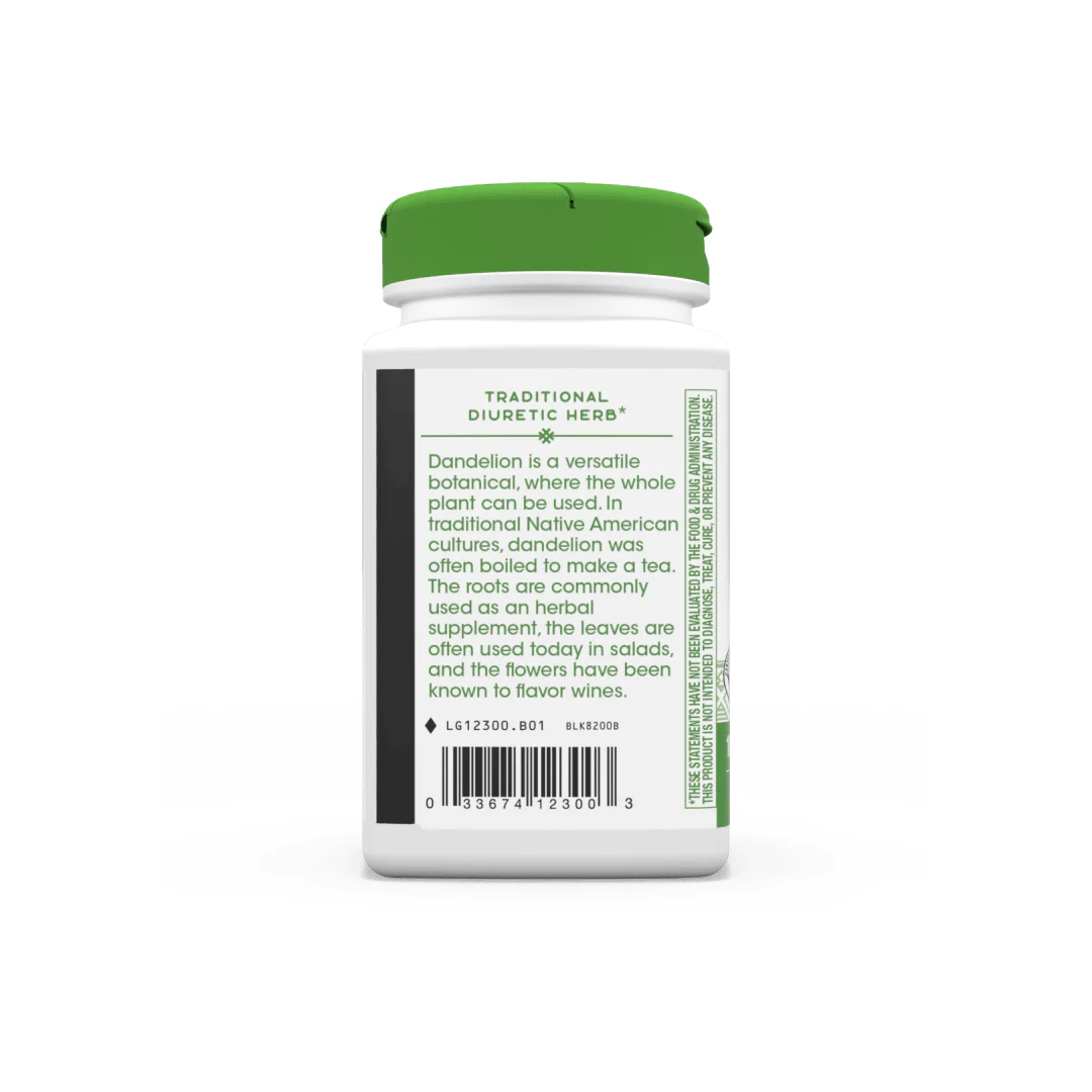 Nature's Way Dandelion Root 100 Vegan Capsules - Image 3