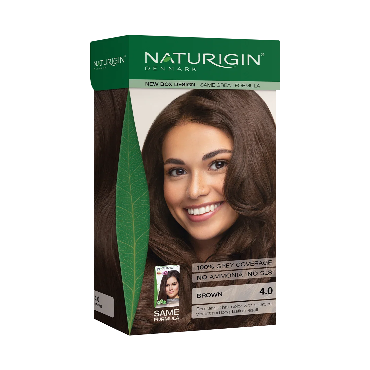 Naturigin 4.0 Brown 100% Permanent Hair Colour