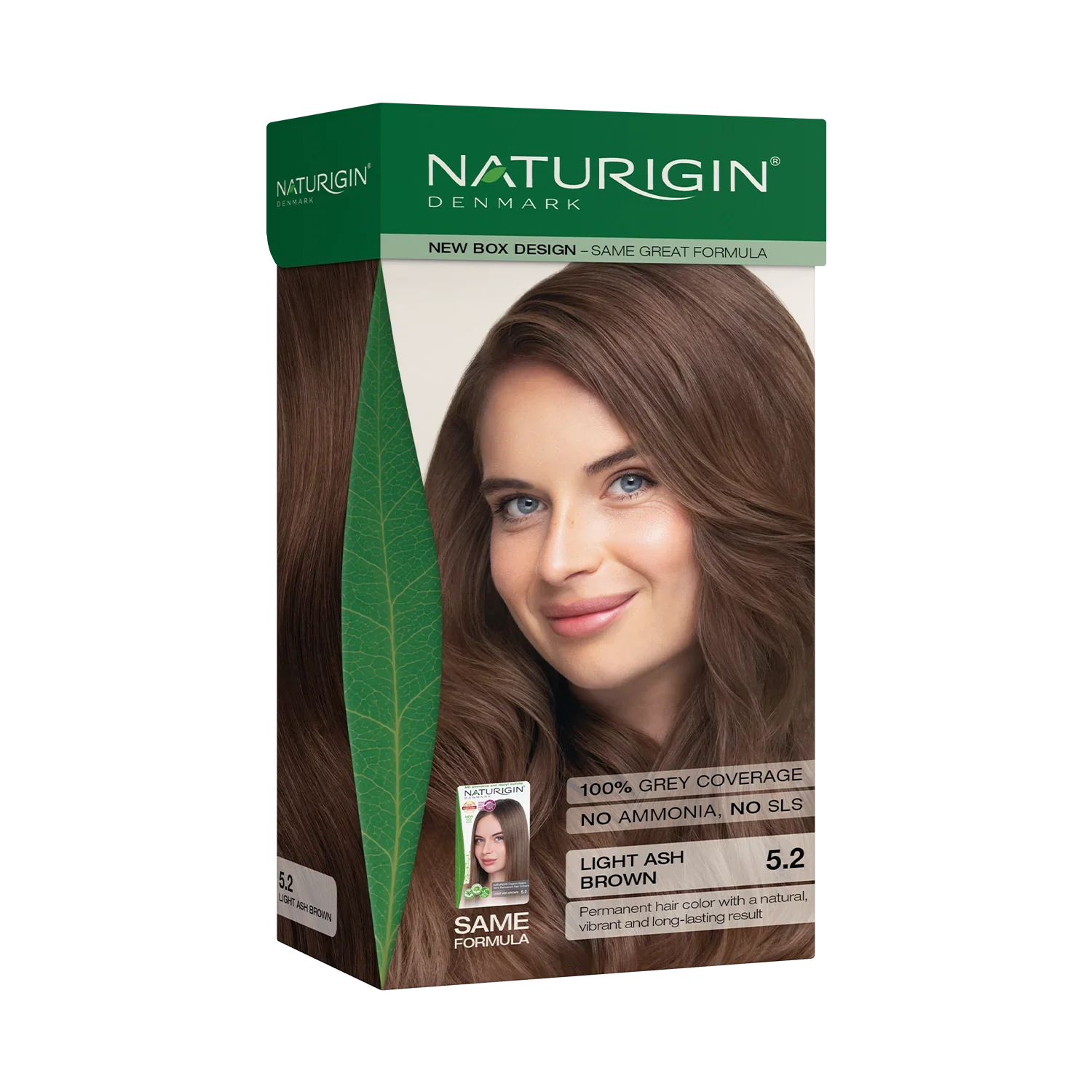 Naturigin 5.2 Light Ash Brown Permanent Hair Color