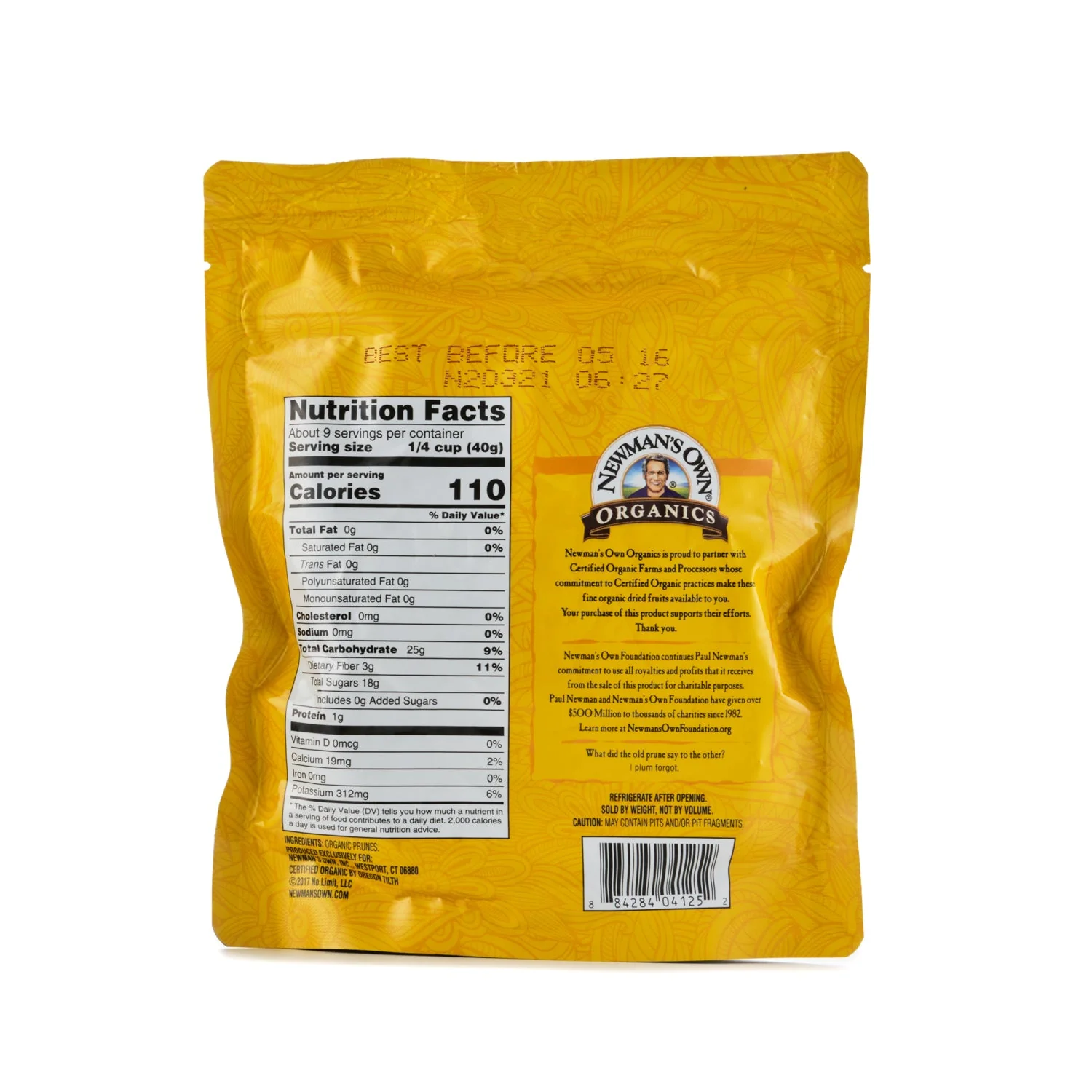 Newman's Own Organics Pitted Prunes 340g - Image 2