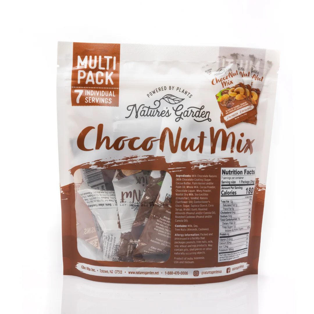Nature's Garden Choco Nut Mix 7 Bags (34g) - Image 3