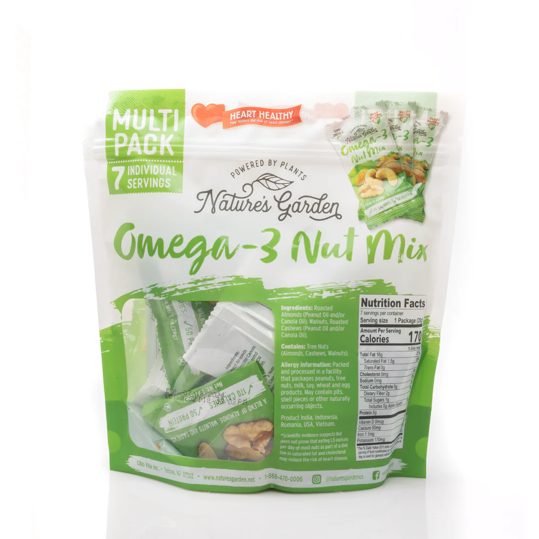 Nature's Garden Omega-3 Nut Mix 7 Bags (28g) - Image 3