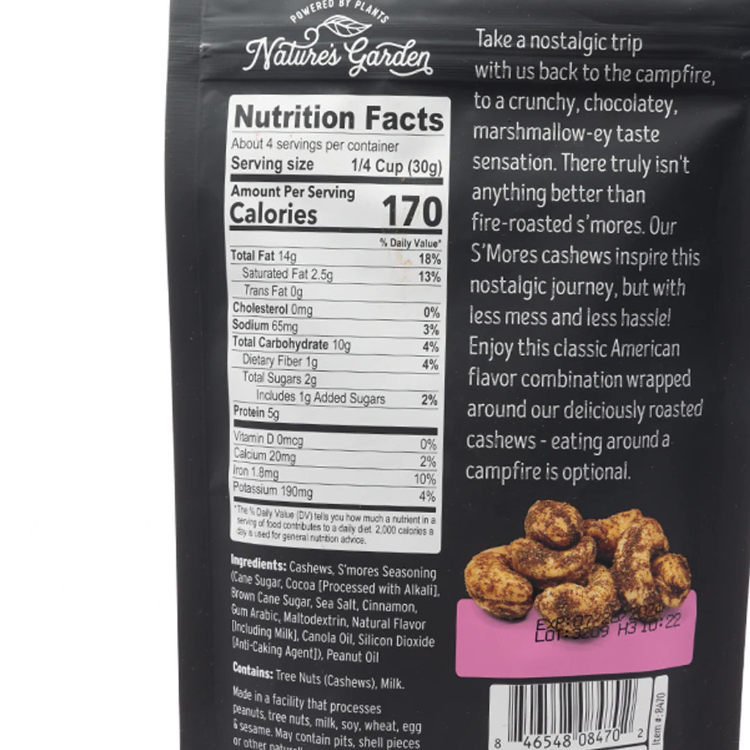 Nature's Garden S'mores Cashews 113g - Image 2